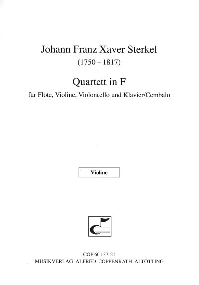 J.F.X. Sterkel: Quartett in F F-Dur
