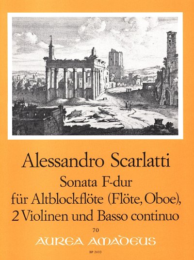 AQ: A. Scarlatti: Sonata F-Dur Aurea Amadeus 70 (B-Ware)