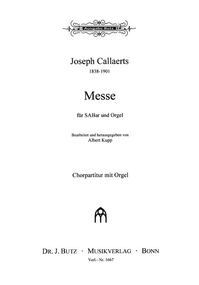 Callaerts Joseph: Messe Op 24