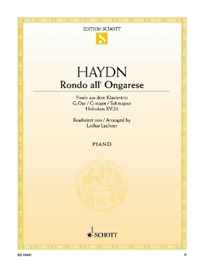J. Haydn: Rondo all'Ongarese Hob. XV:25, Klav