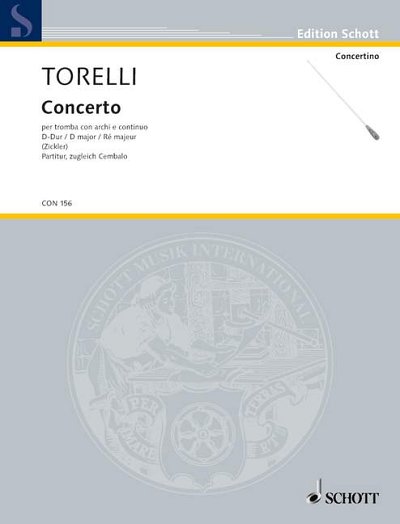 DL: G. Torelli: Concerto D-Dur (Part.)