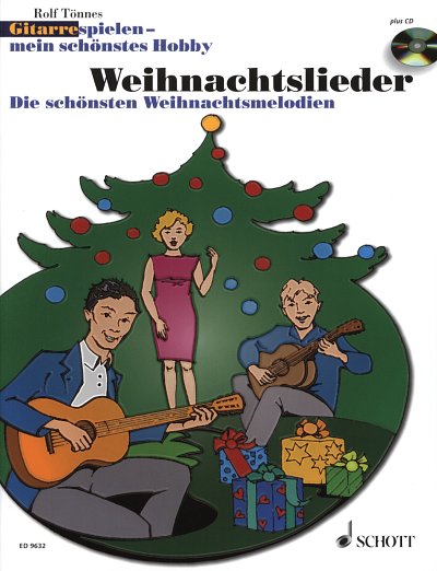 AQ: R. Toennes: Weihnachtslieder, 1-3Git (+CD) (B-Ware)