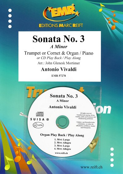 A. Vivaldi: Sonata No. 3, Trp/KrnKlaOr (+CD)