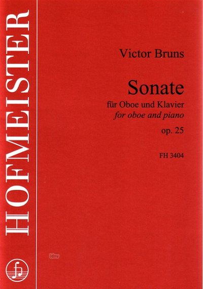 V. Bruns: Sonate op. 25, ObKlav (Pa+St)