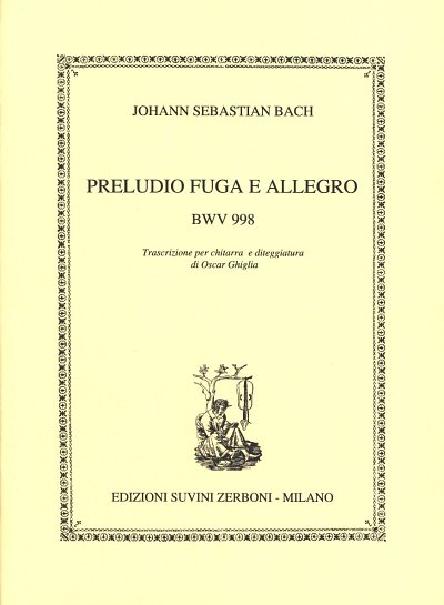 J.S. Bach: Preludio, Fuga E Allegro Bwv 998 Per , Lt (Part.)