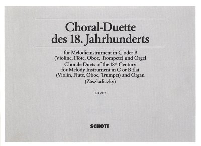 AQ: Choral-Duette des 18. Jahrhunderts  (B-Ware)