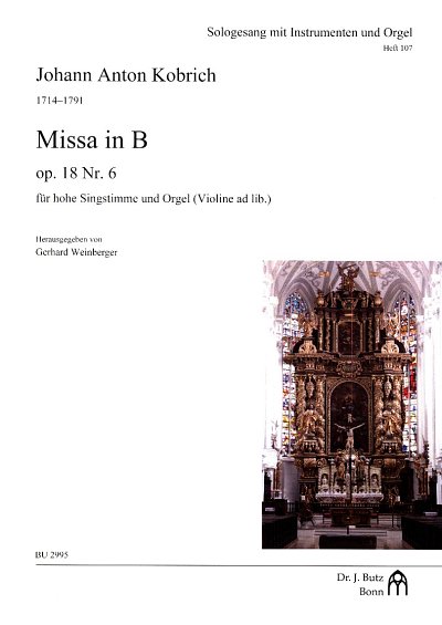 J.A. Kobrich: Missa B-Dur op 18/6, GesHOrg (Pa+St)