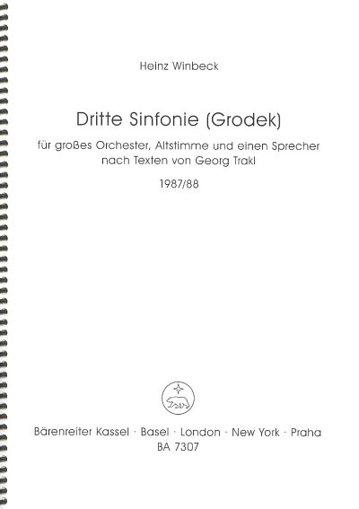 H. Winbeck: Dritte Sinfonie (Grodek)