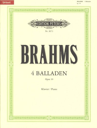 J. Brahms: 4 Balladen Op 10