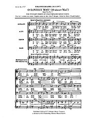 J. Brahms: O Lovely May!, Gch6Klv