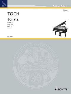 E. Toch: Sonate op. 47 , Klav