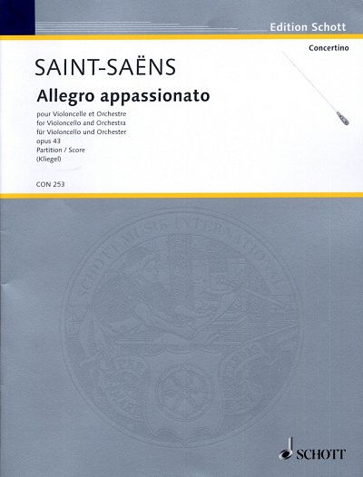 C. Saint-Saëns: Allegro appassionato op. 43 , VcOrch (Part.)