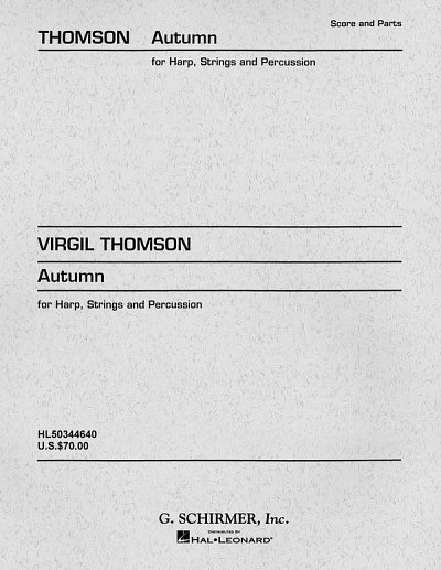 V. Thomson: Autumn (Pa+St)