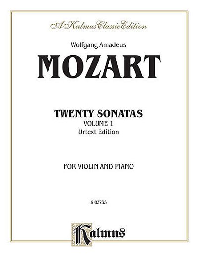 W.A. Mozart: 20 Sonaten Vol 1