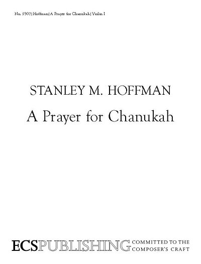 A Prayer for Chanukah (Stsatz)