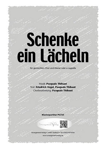 Bernd Stallmann, Friedrich Vogel Schenke ein Lächel, GchKlav