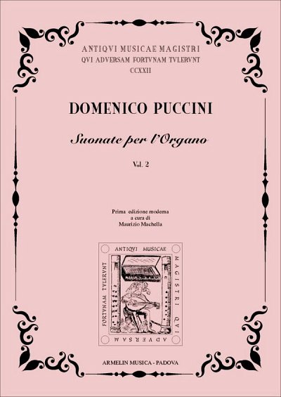 D. Puccini: Sonate Per Organo Vol. 2, Org