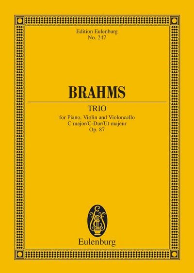 J. Brahms: Piano Trio C major