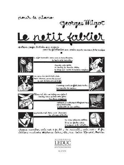 G. Migot: Le Petit Fablier No.5, Klav