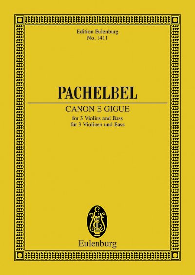 DL: J. Pachelbel: Canon e Gigue, 3VlBc (Stp)