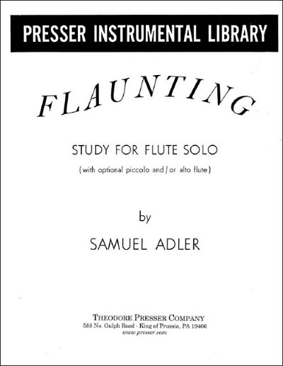 S. Adler: Flaunting, Fl (Stp)