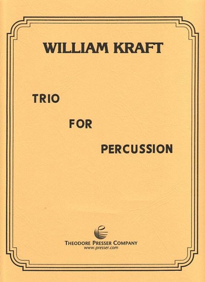W. Kraft: Trio for Percussion (Pa+St)