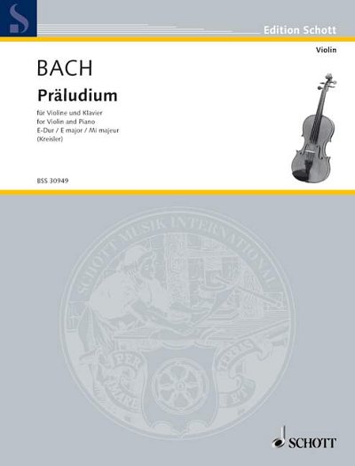 DL: J.S. Bach: Präludium E-Dur, VlKlav