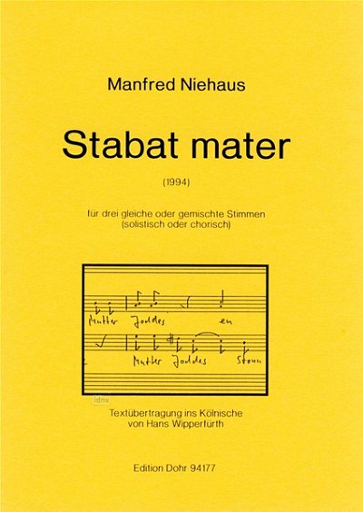 M. Niehaus: Stabat mater (Chpa)