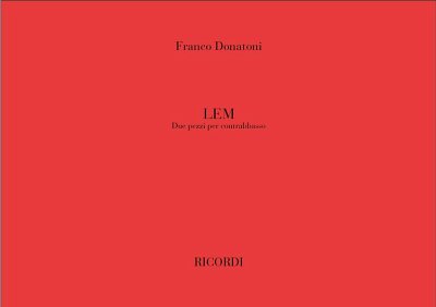 F. Donatoni: Lem, Kb (Part.)