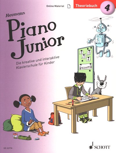 H.-G. Heumann: Piano Junior - Theoriebuch 4, Klav (+Onl)