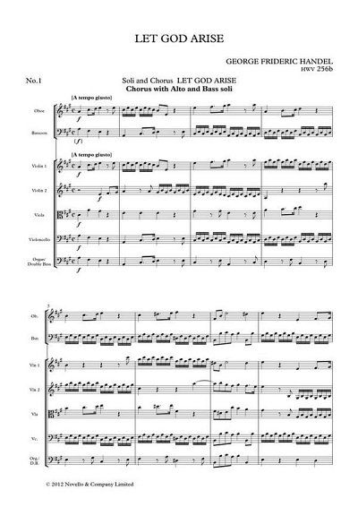 G.F. Händel et al.: Let God Arise HWV256b (Chapel Royal Version)