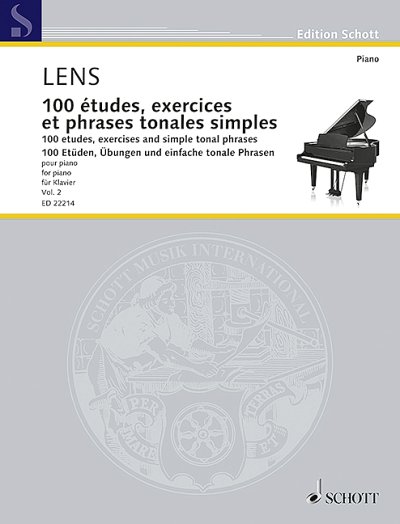 N. Lens: 100 etudes, exercises and simple tonal phrases