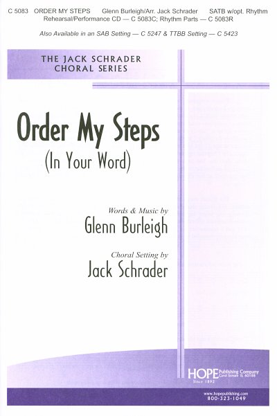 G. Burleigh: Order my Steps, GchKlav (Chpa)