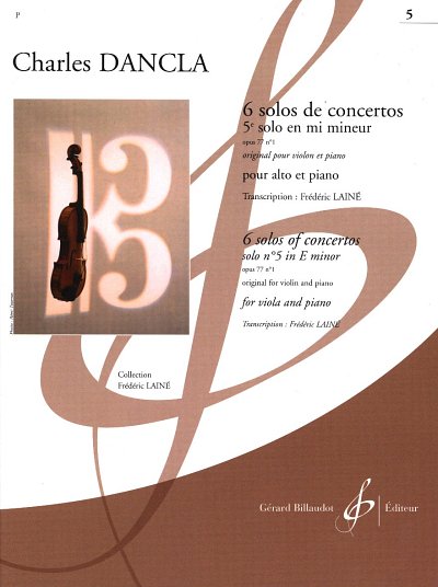 C. Dancla: 6 Solos De Concertos, VaKlv
