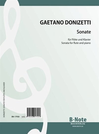 G. Donizetti: Sonate für Flöte und Klavie, FlKlav (KlavpaSt)