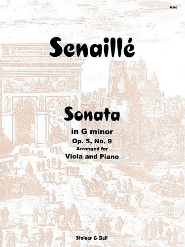 J.-B. Senaillé:  Sonata in G minor Op. 5 N, VaKlv (KlavpaSt)
