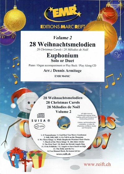 D. Armitage: 28 Weihnachtsmelodien Vol. 2 (+CD)