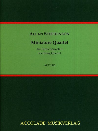 A. Stephenson: Miniature Quartett, 2VlVaVc (Pa+St)