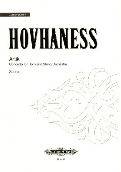 A. Hovhaness: Artik - Konzert für Horn und Streichorchester op. 78