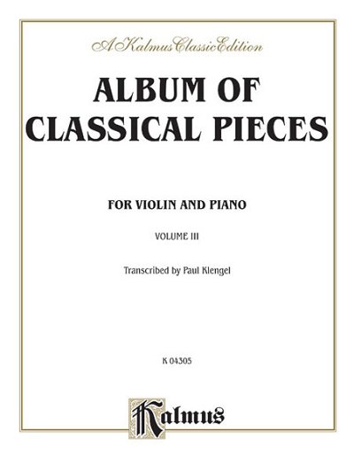 Album of Classical Pieces, Volume III, Va