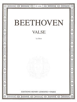 L. v. Beethoven: Valse Le Désir en la bémol maj., Klav