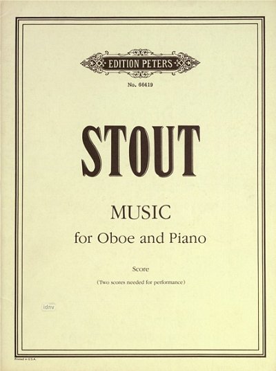 Stout Alan: Music for oboe and piano (1965-66)
