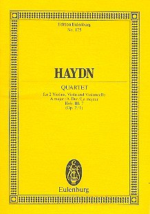 J. Haydn: Quartett A-Dur Op 2/1 Hob 3/7 Eulenburg Studienpar