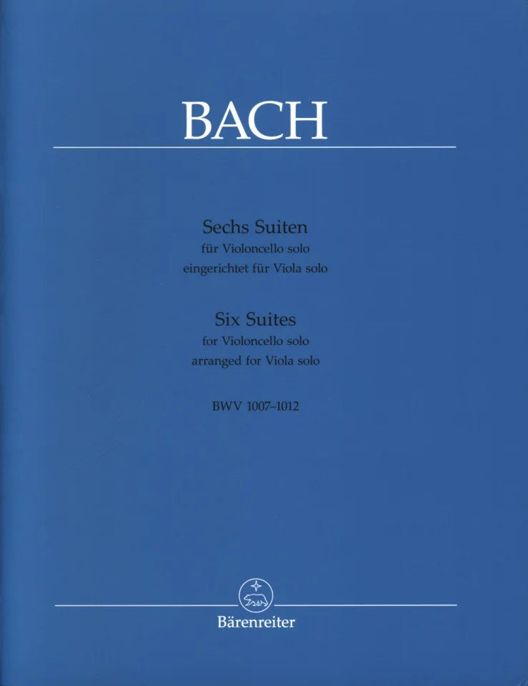 J.S. Bach: Sechs Suiten BWV 1007-1012, Va (0)