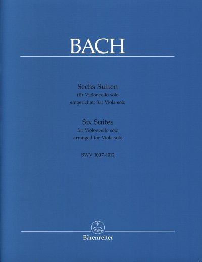 J.S. Bach: Sechs Suiten BWV 1007-1012, Va