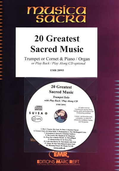 20 Greatest Sacred Music, Trp/KrnKlaOr (+CD)