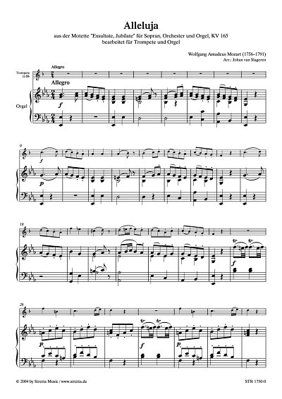 DL: W.A. Mozart: Alleluja aus der Motette 