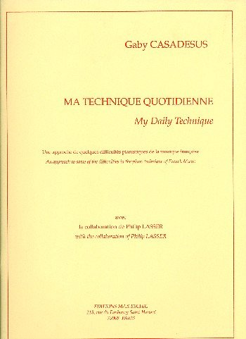 F. Casadesus: Ma Technique Quotidienne Piano (Gaby Casa (Bu)