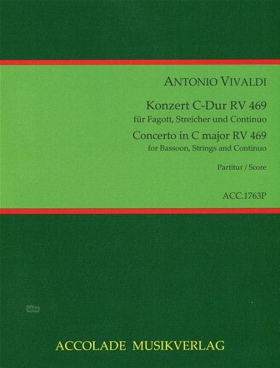 A. Vivaldi: Konzert C-Dur RV469, FagStrBc (Part.)