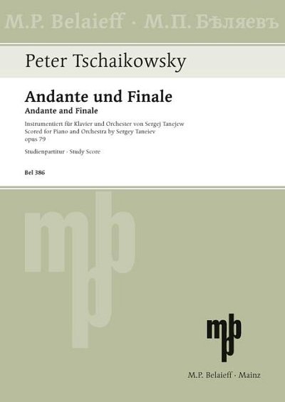 DL: P.I. Tschaikowsky: Andante und Finale, KlavOrch (Stp)